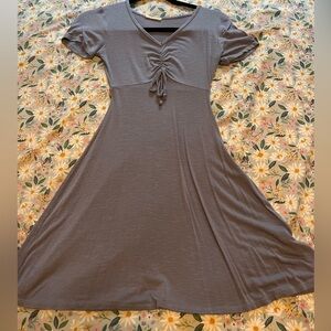 Olivia Rae Charcoal Mini Dress